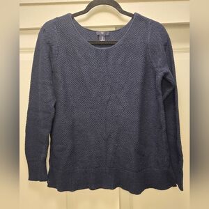 GAP Navy Blue Crew Neck Sweater Size L